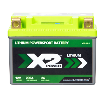 Lithium Iron Phosphate X2P5 Powersport Battery
