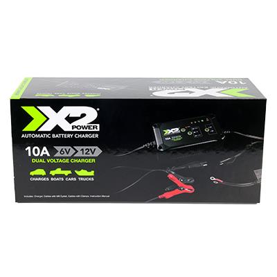 X2Power Automatic Battery Charger - 10-Amp