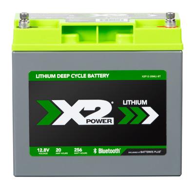 12V 20Ah Lithium Deep Cycle Battery with Bluetooth - front