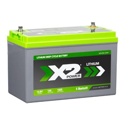 12V 125Ah Lithium Deep Cycle Battery with Bluetooth - right