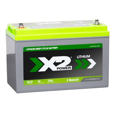 36V 40Ah Lithium Deep Cycle Battery with Bluetooth - right