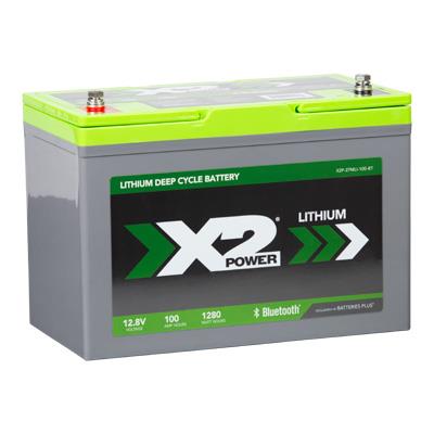 Batterie au lithium 12V 100AH ​​LiFePO4 avec surveillance APP et