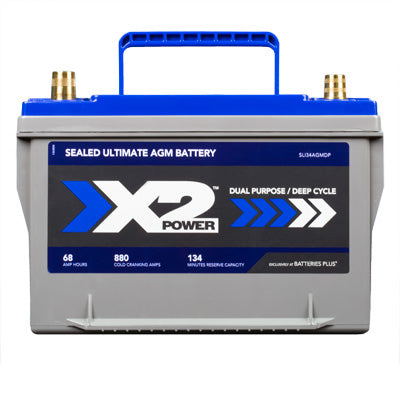 Group 34 880CCA Premium AGM Car and Truck Battery - front