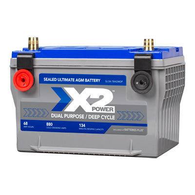 Group 34/78 880CCA Premium AGM Car and Truck Battery - left