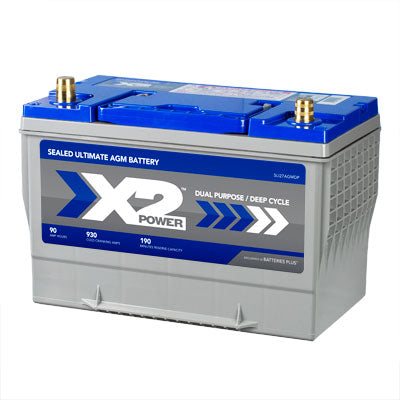 Group 27 930CCA Premium AGM Car and Truck Battery - left