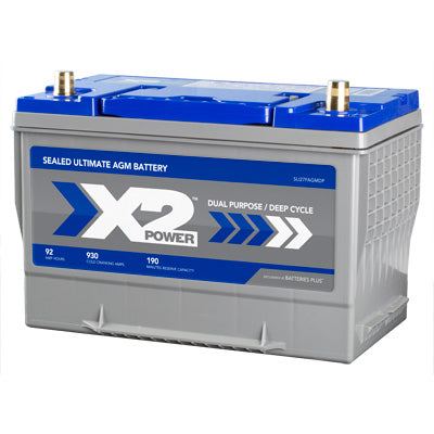 Group 27F 930CCA Premium AGM Car and Truck Battery - left