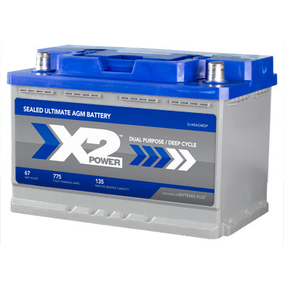 Group 48 775CCA Premium AGM Car and Truck Battery - left